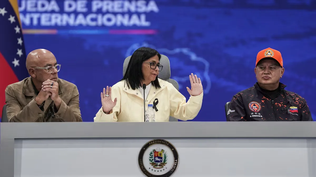 Delcy Rodríguez defiende gestión estatal tras sismo en Venezuela