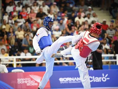 Wilfrido de la Cruz conquista oro en taekwondo y República Dominicana alcanza mil medallas