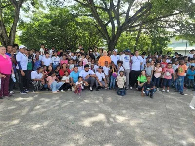 Cuatrocientos menores participan en campamento recreativo en La Nueva Barquita