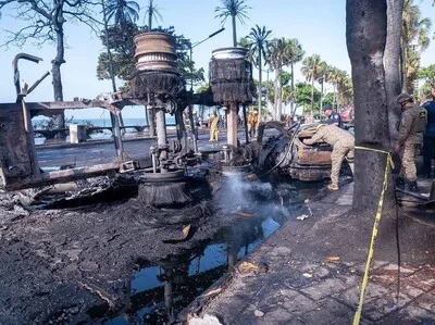 Identifican a los dos fallecidos en explosión de camión en Malecón