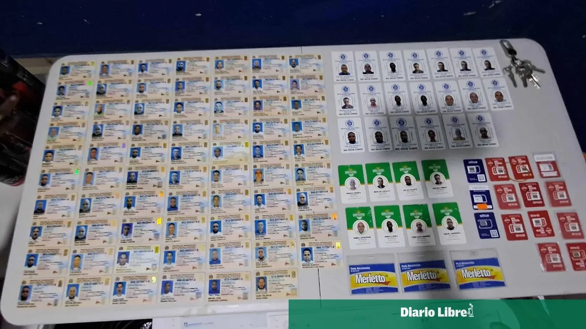 Desmantelan red de falsificación de documentos y cheques en Moca