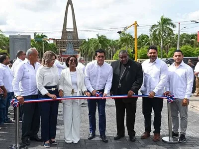Área exterior de la Basílica de Higüey recibe remozamiento del Mitur