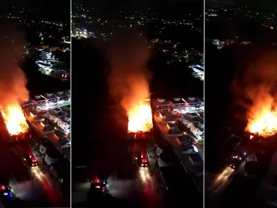 Incendio afecta fábrica de aceite en Cambita Garabitos